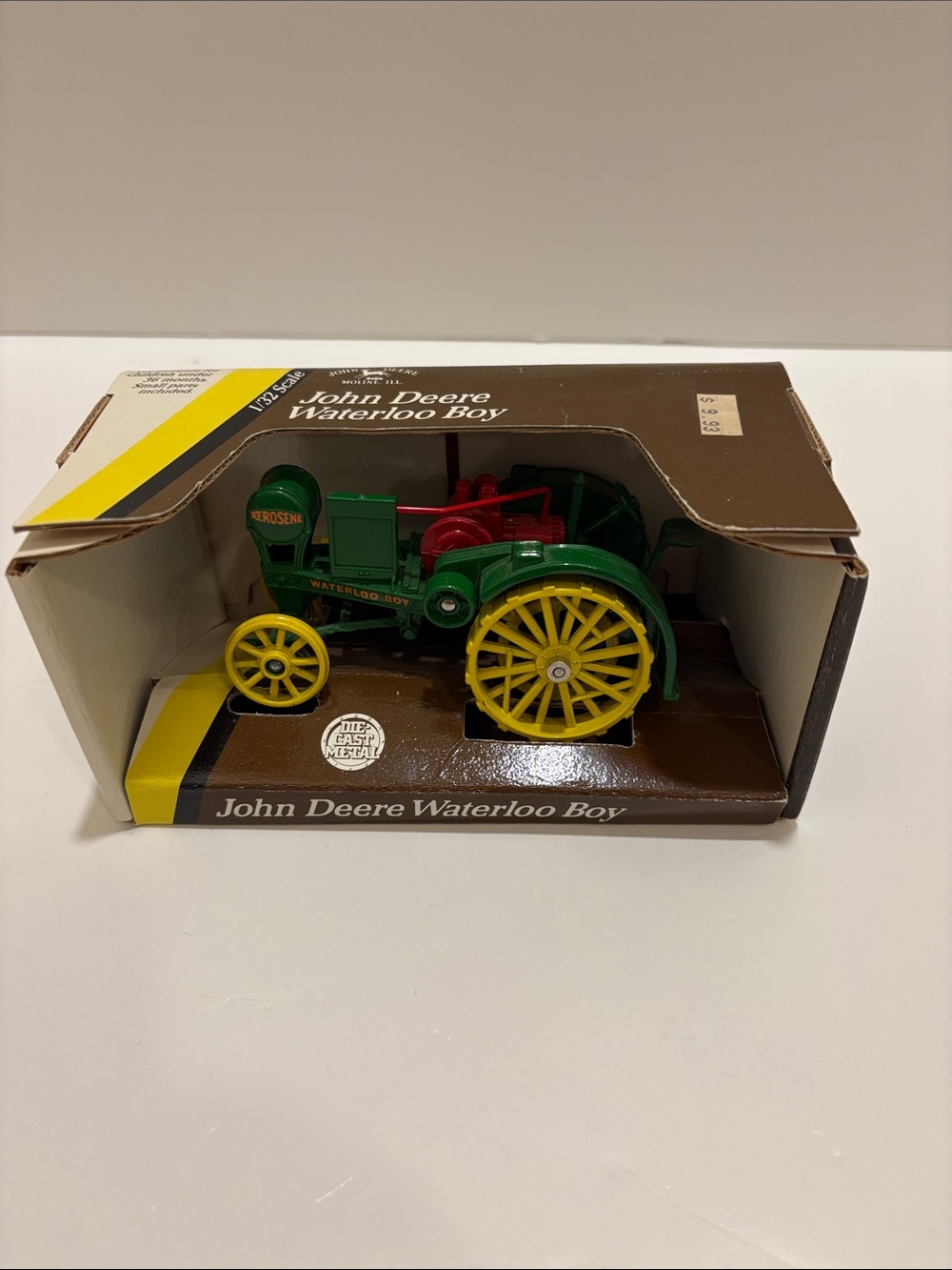 Ertl John Deere Waterloo Boy, 1/32 scale. In original box.